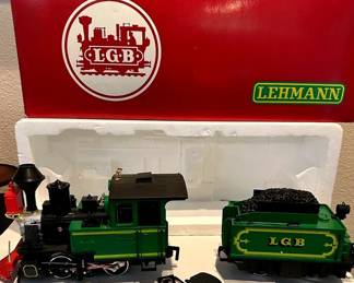 LGB G Scale Stream Locomotive And Motorized Tender