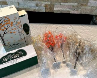 Department 56 Village Accessories Maple Birch Trees