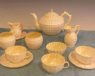 Belleek Limpet Tea Set Lily Creamer