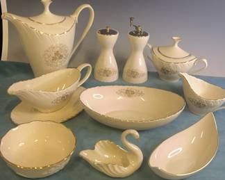 Orleans by Lenox Teapot Sugar Bowl Salt Pepper Shakers  More Lenox