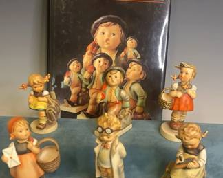 Goebel Hummel Figurines With MI Hummel Album