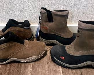 North Face And Saloman Winter Boots Size 8 Mens