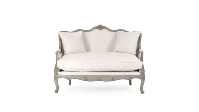 Adele ivory settee