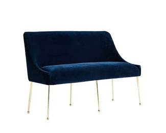 Elowan Navy Settee