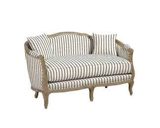 Sofia stripe settee