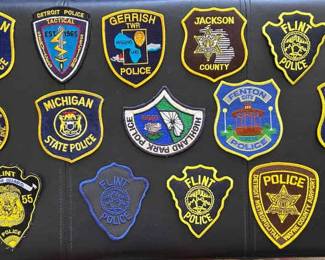 CIP0250114SL Michigan State PD Official Uniform Patches 