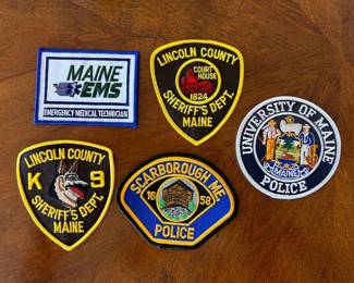 CIP0180105SL Maine State PD / Sheriff Department Official Uniform Patches