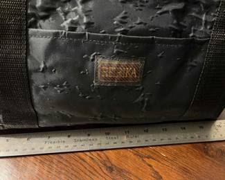 CIP046 - Reirika Black Nylon Tote Bag Roughly 15 in. x 20 in. 