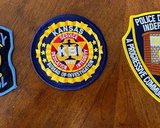 CIP0060103SL Kansas State PD / HP / KBI - Official Uniform Patches