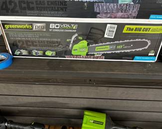Greenworks Cordless Chainsaw