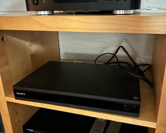 Sony Blu Ray Player and Yamaha CD Player