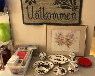 Lefton Christmas Dishes