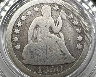 1850 Seated Liberty Dime
