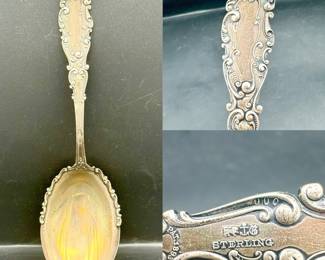 19th Century Gorham Sterling Silver Serving Spoon
