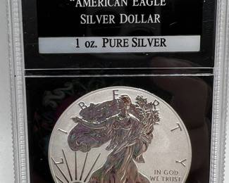 2013-W Reverse Proof Silver Eagle - One Ounce Pure Silver
