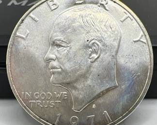1971-S Eisenhower SILVER DOLLAR San Francisco Mint
