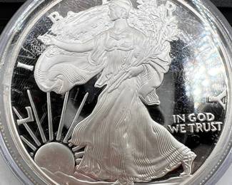 2005-W American Eagle Silver Dollar One Ounce Fine Silver Proof Coin
