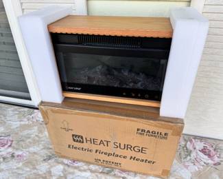 (2) Heat Surge Electric Fireplace Heaters
