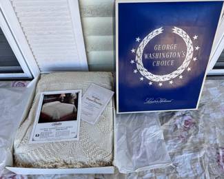 George Washington Choice Blanket In Box With Certificate
