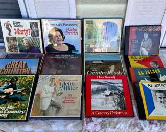 (14) Multiple Album Box Sets
Includes - Kate Smith, Glenn Miller, Al Jolson, Charles Pride, Marty Robbins
