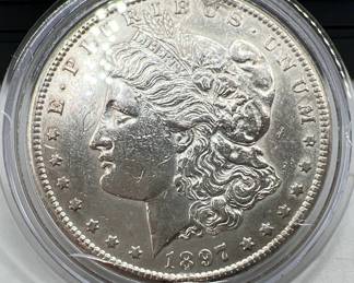 1897-S Morgan Silver Dollar
