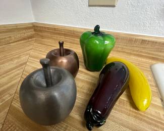 Glass & Metal fruit