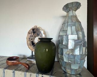 Pottery | Shell Vase | Wood Spoon | Quartz