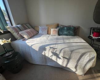 Twin sized bed frame, mattress and box spring!