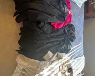 Lots of quality clothing! All small and Medium range.