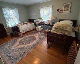 Guest bedroom, located at the end of the hall, on the right. From the front door entrance. 