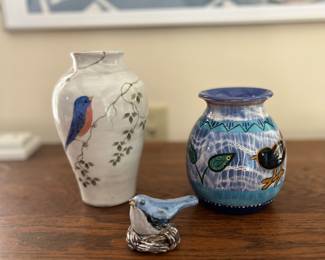 Bird pottery- my favorite.