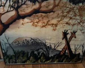 Original Batik on Silk from Kenya