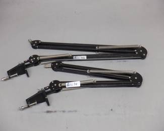 LOT OF 2 O C WHTE MIC BOOMS TABEMOUNT