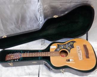 ORPHEUS 12 STRING ACOUSTIC GUITAR WITH CASE