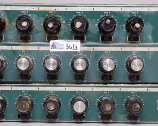 LOT OF 3 ALTEC LANSING 1599A MIXERS PARTS AND REPAIR