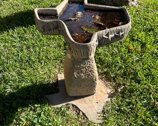Cool Texas bird bath