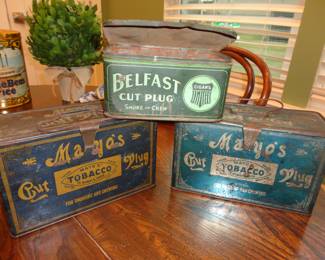 Belfast Cut Plug Tobacco Tin/Mayo's Tobacco Tin