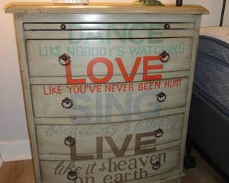 Words of Wisdom Accent Chest