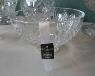 Waterford Heart Wedding Heirloom Footed Bowl