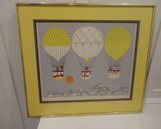 Up Up and Away by Edie Harper/Signed and numbered
