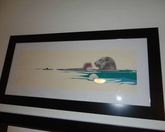 Peter Parnall "Sea Otter" Serigraph