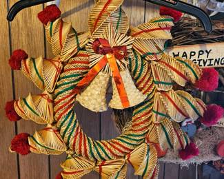 Unique holiday wreath