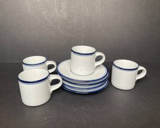 Dansk espresso cups & saucers