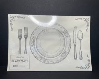 Hester & Cook paper placemats “Perfect Settings”