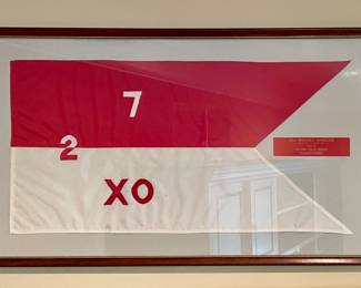 US Army 2nd Sqdn 7th GS Cavalry Guide framed flag 