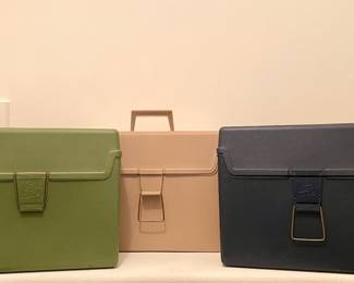 Sterling letter file cases vintage 