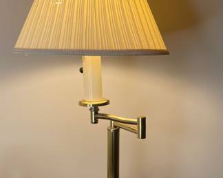 Brass swing arm able lamp vintage 