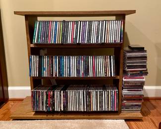 Media storage shelving 