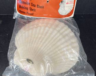 Vintage baking sea shells