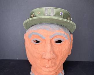 Paper mache sculpture art 